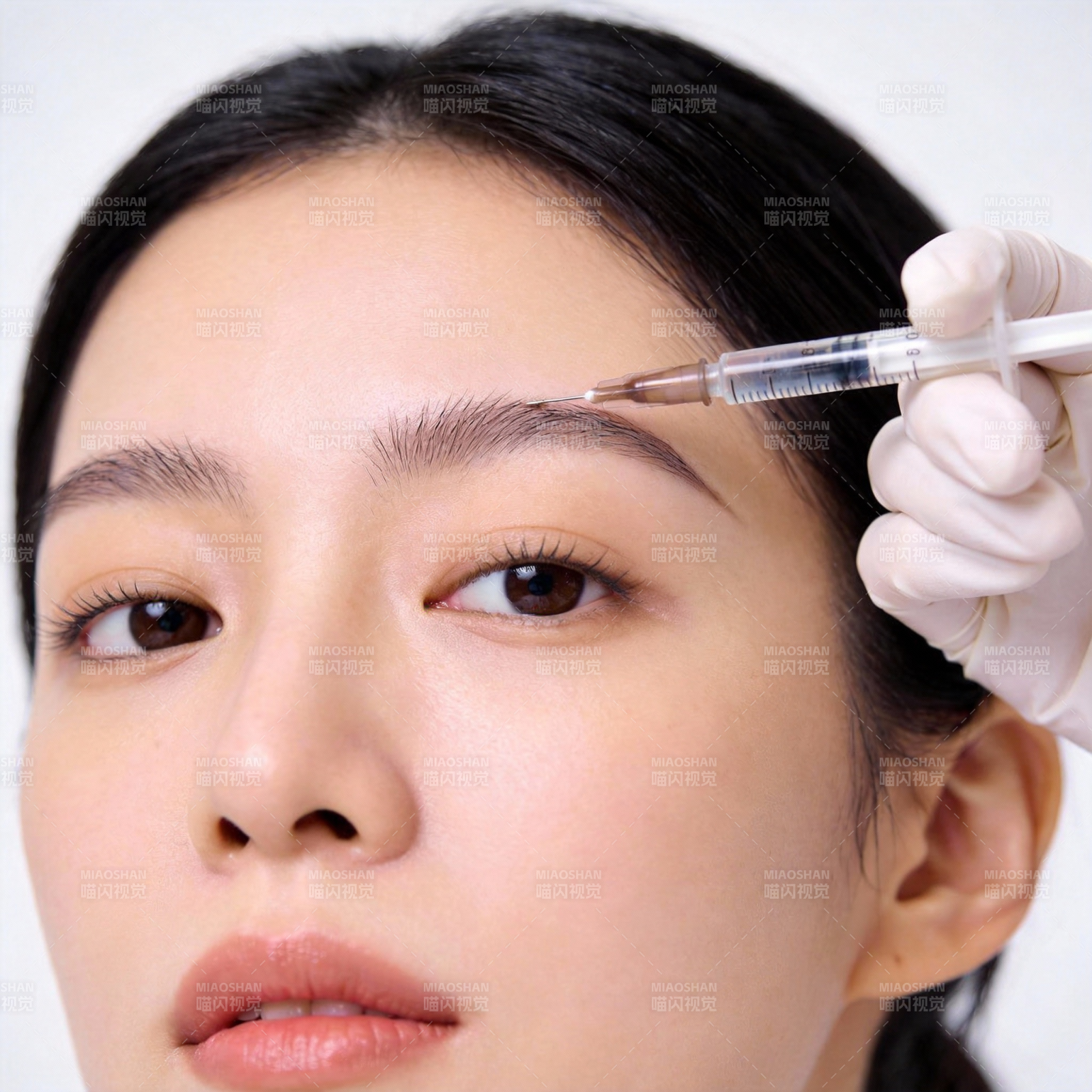 眉部注射美容图片