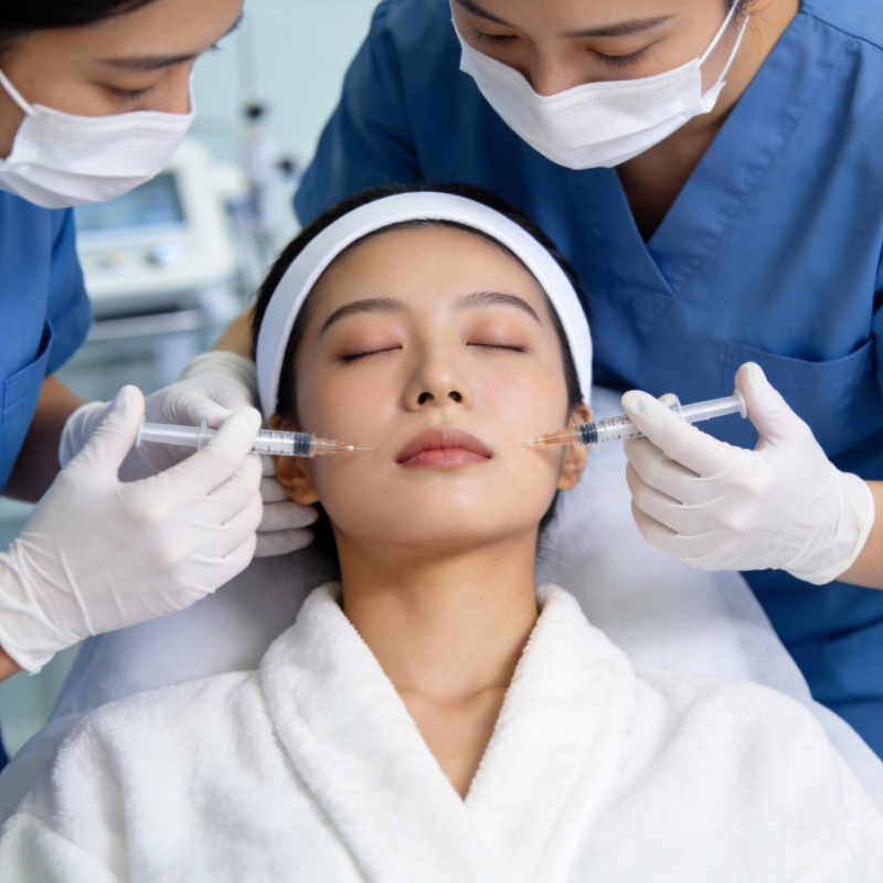 美容注射护理图片