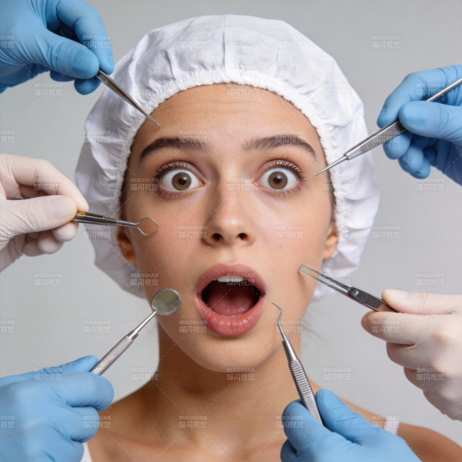 牙医恐惧症图片