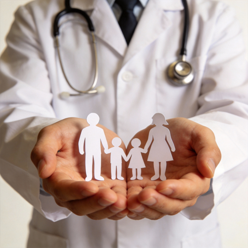 医生守护家庭健康图片