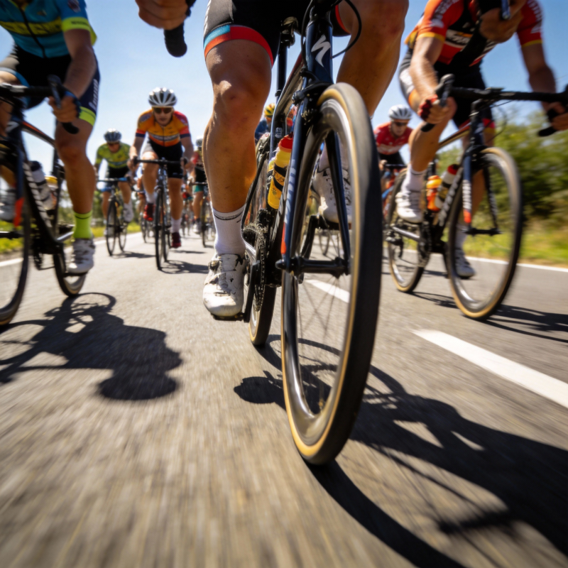 骑行竞速瞬间图片