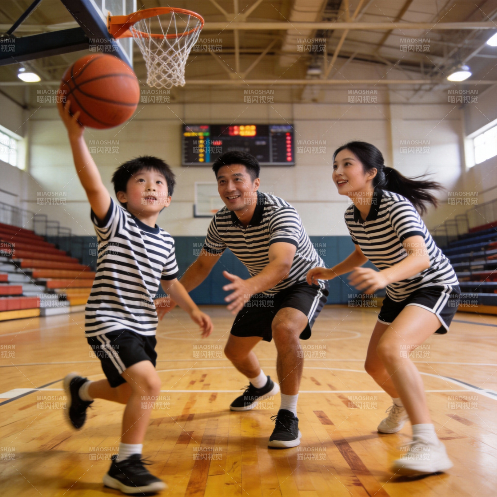 家庭篮球乐图片