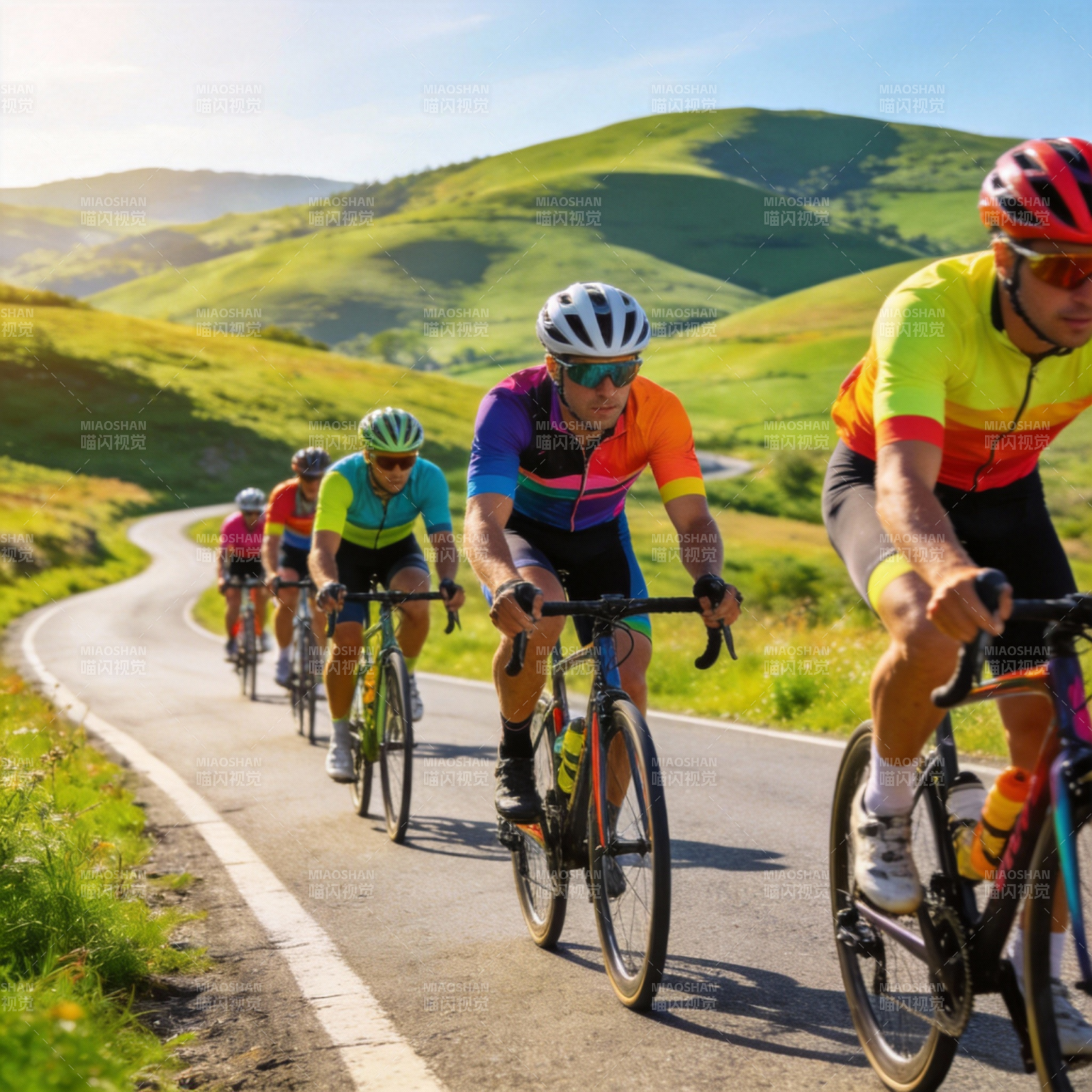 骑行山间 畅享自然图片