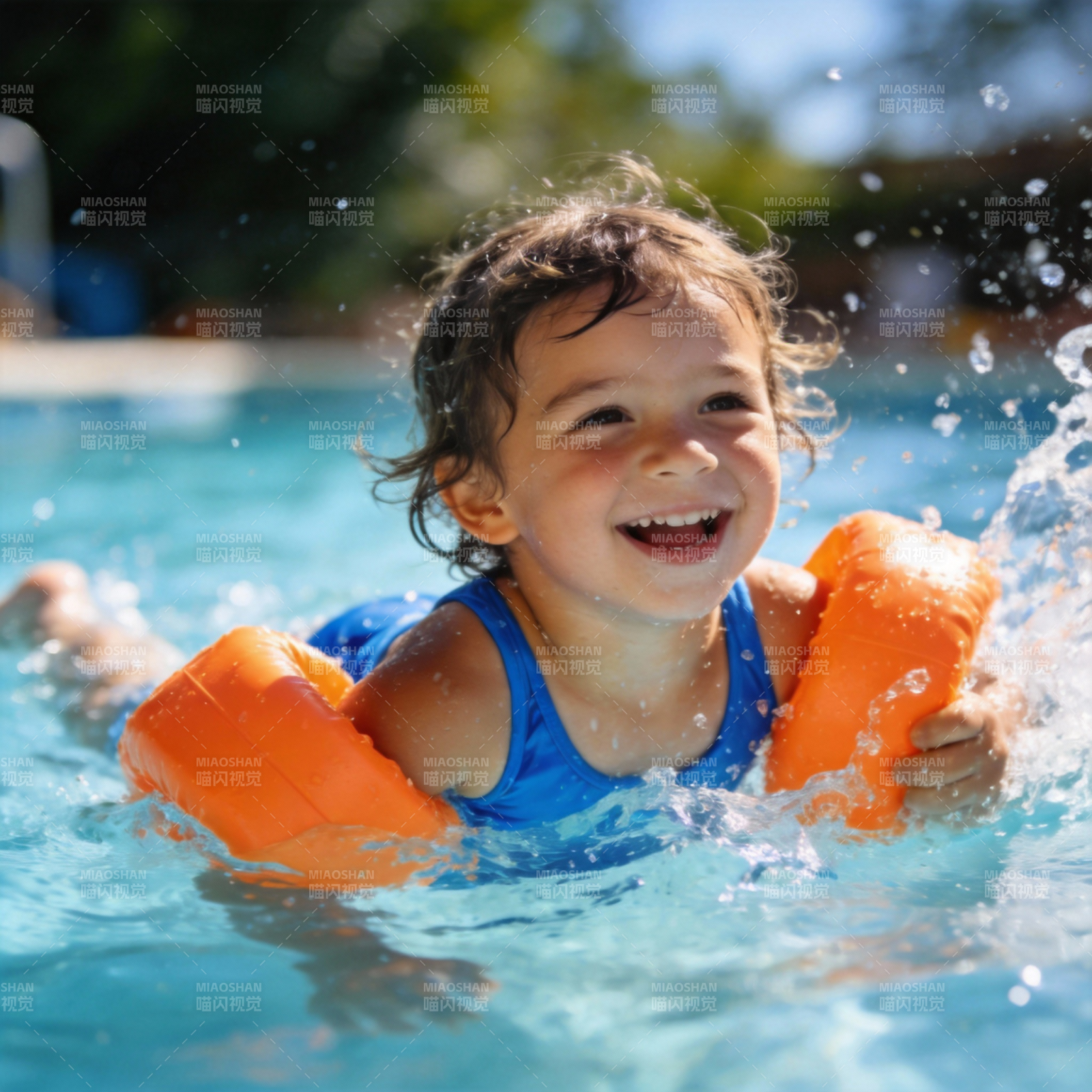 泳池欢乐时光图片