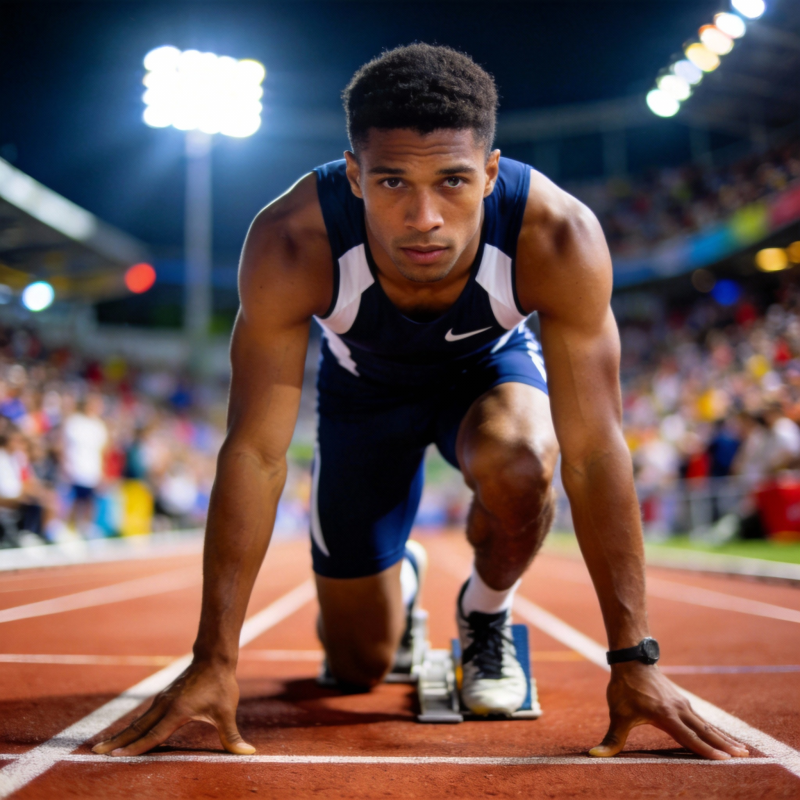 赛道起跑瞬间图片