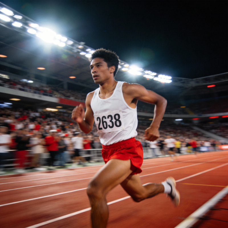 赛道上的冲刺瞬间图片