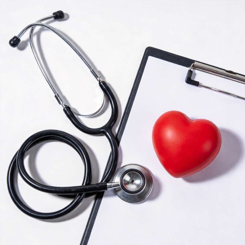听诊器与红心图片