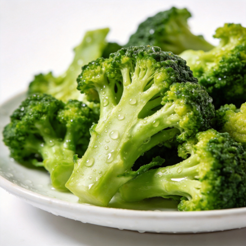 新鲜西兰花特写图片