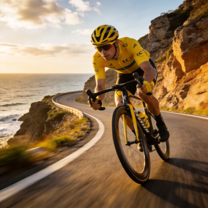 海岸骑行 速度与风景图片