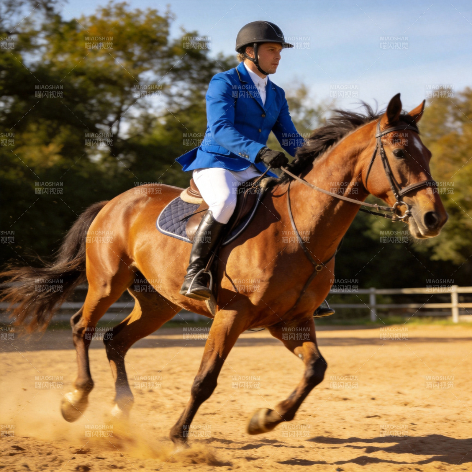 骑手驰骋沙场图片