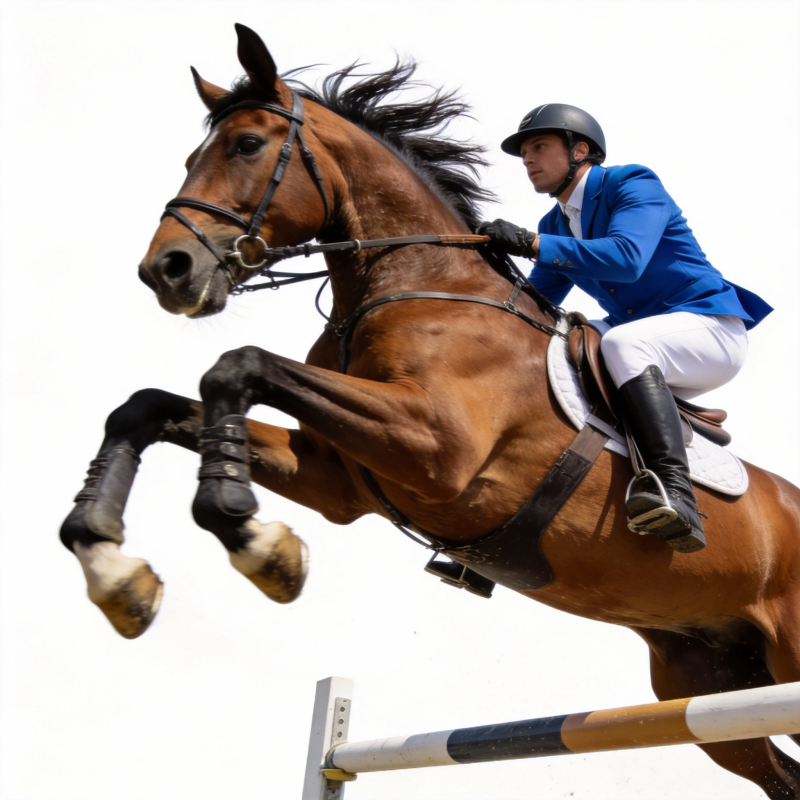 骏马腾空跃障碍图片