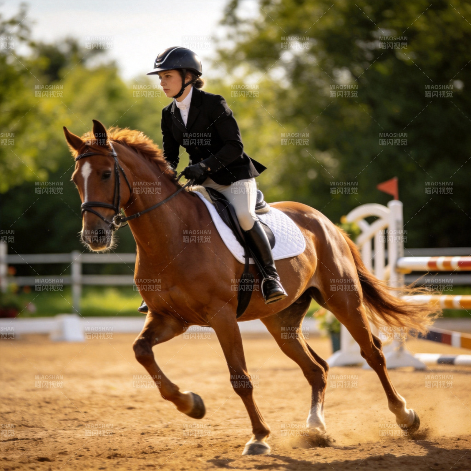 骑手策马驰骋图片