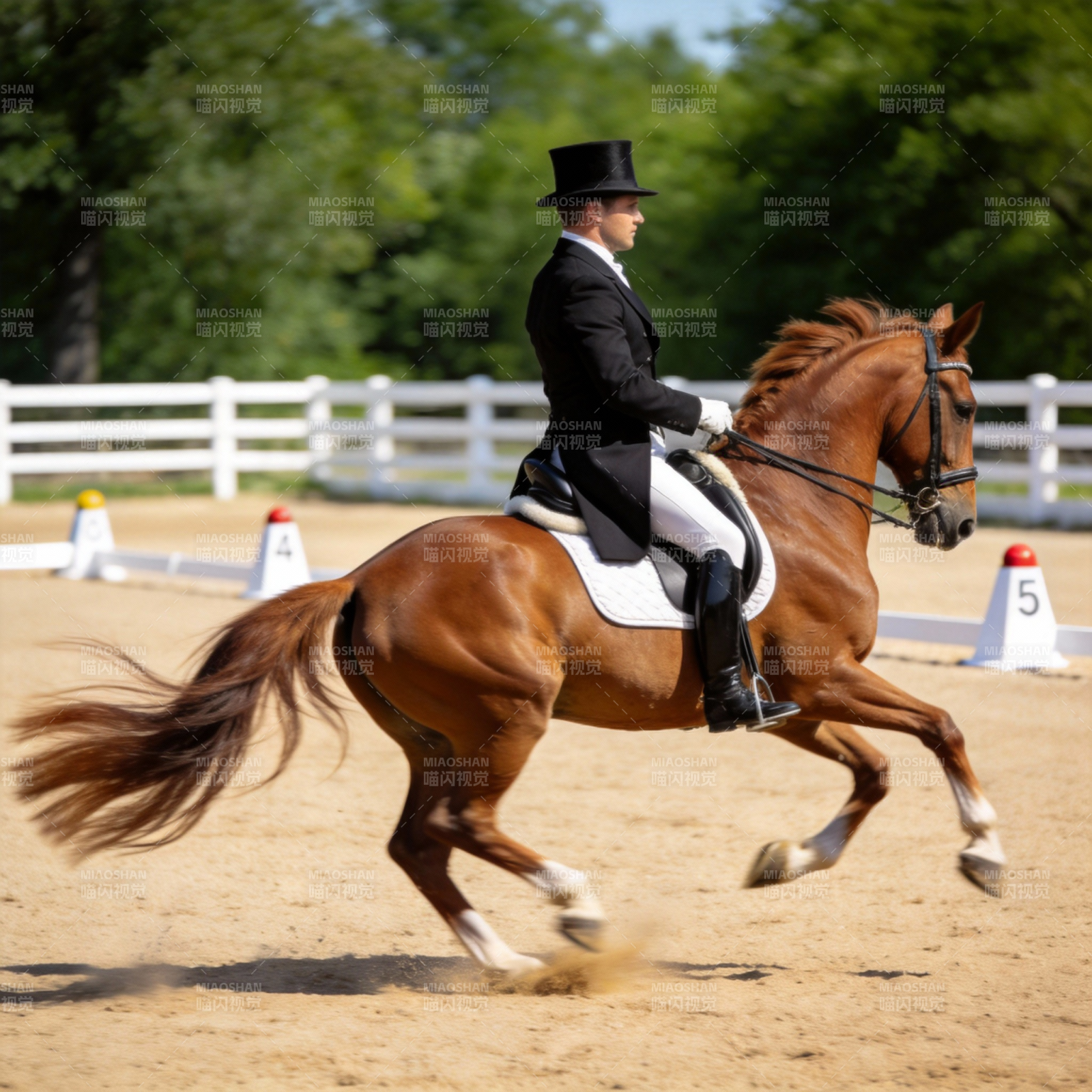 马术优雅瞬间图片