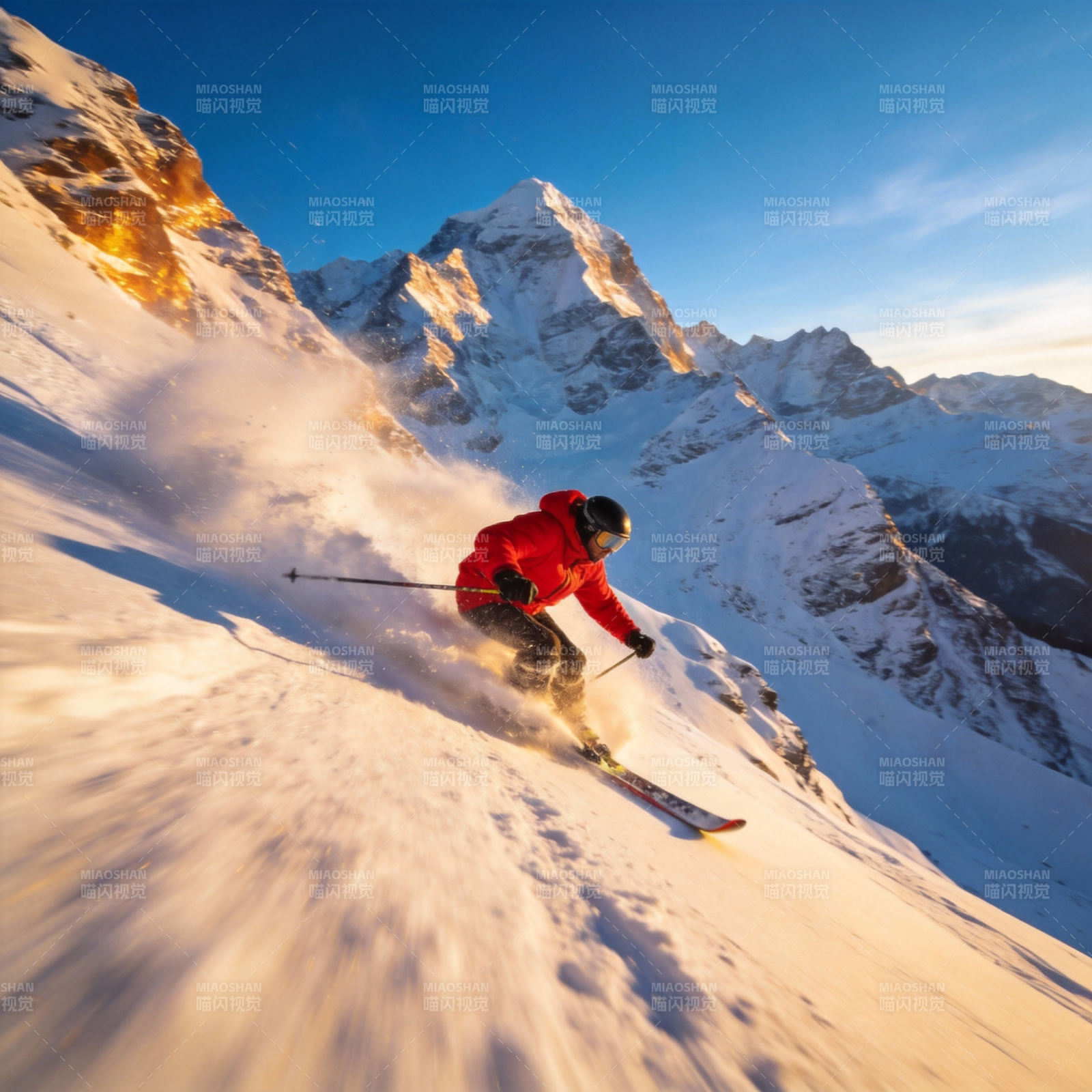 雪山疾驰 尽享滑雪激情图片