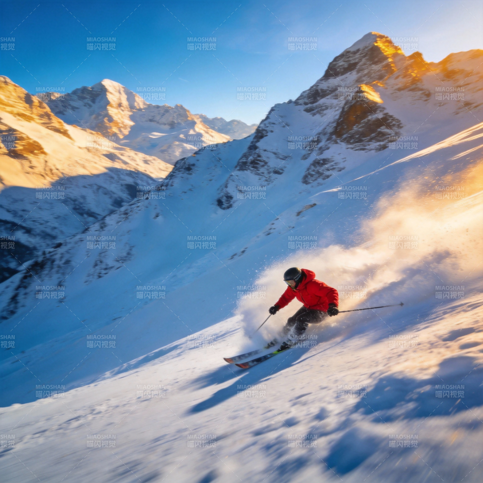 雪山疾驰 尽享滑雪激情图片