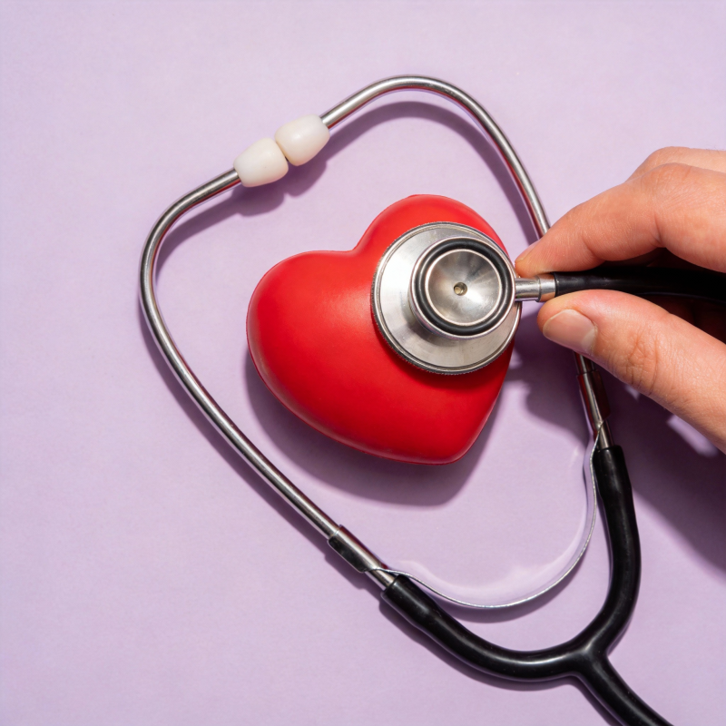听诊器与红心图片