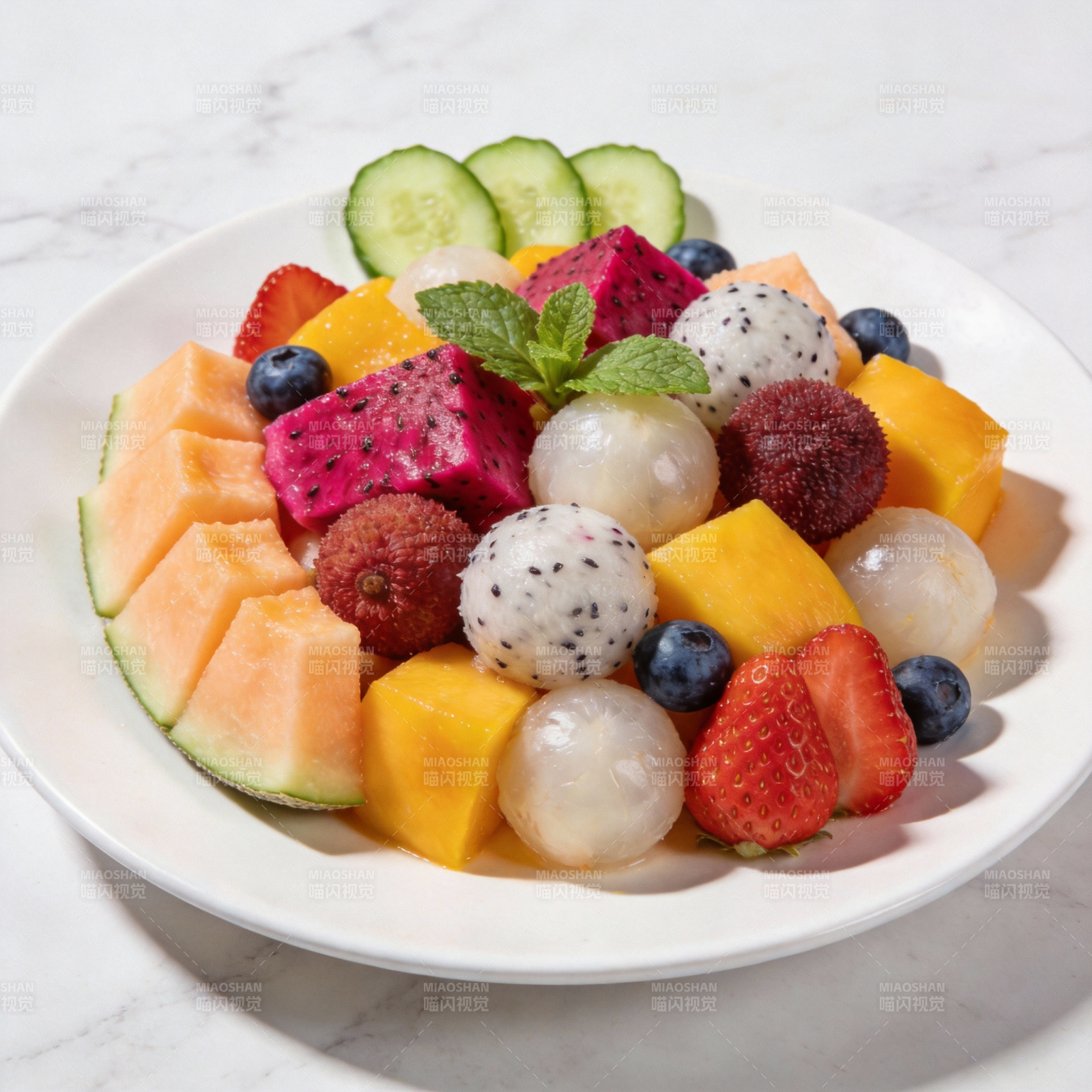 缤纷水果拼盘图片