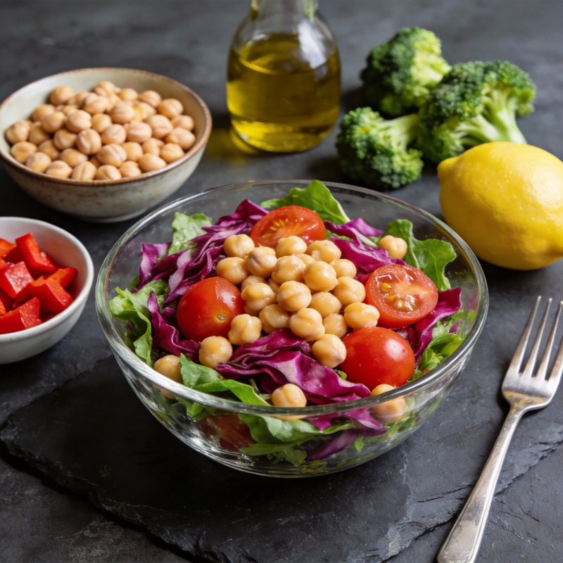 健康蔬果沙拉图片