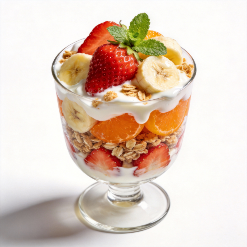 水果酸奶杯图片