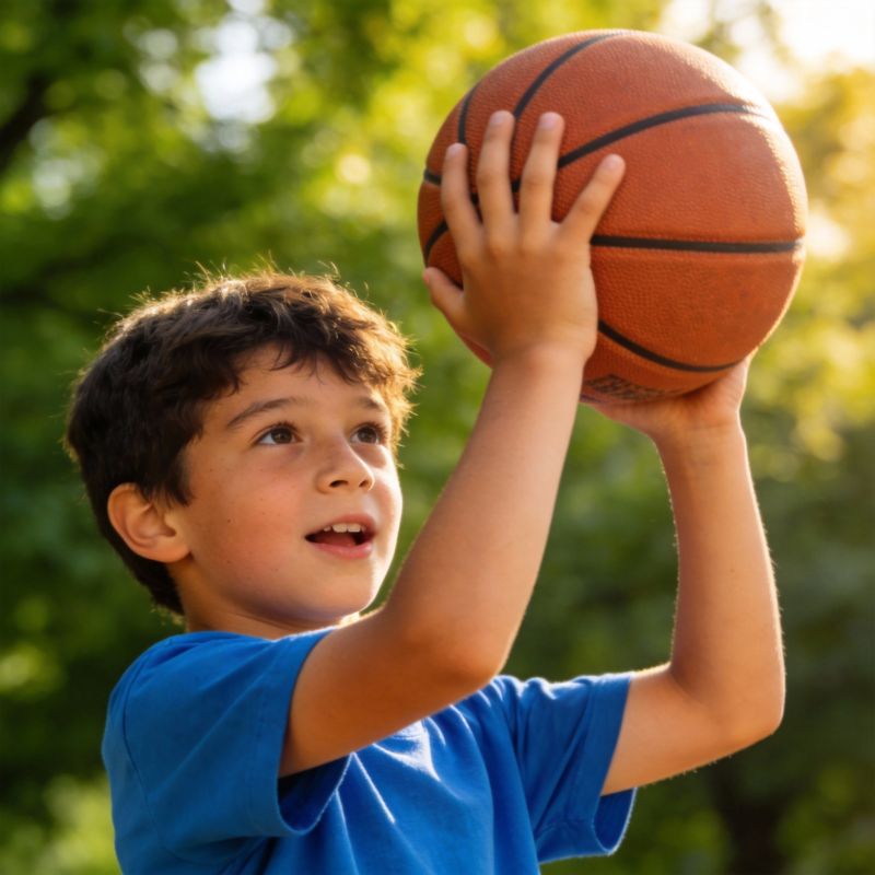 少年投篮瞬间图片