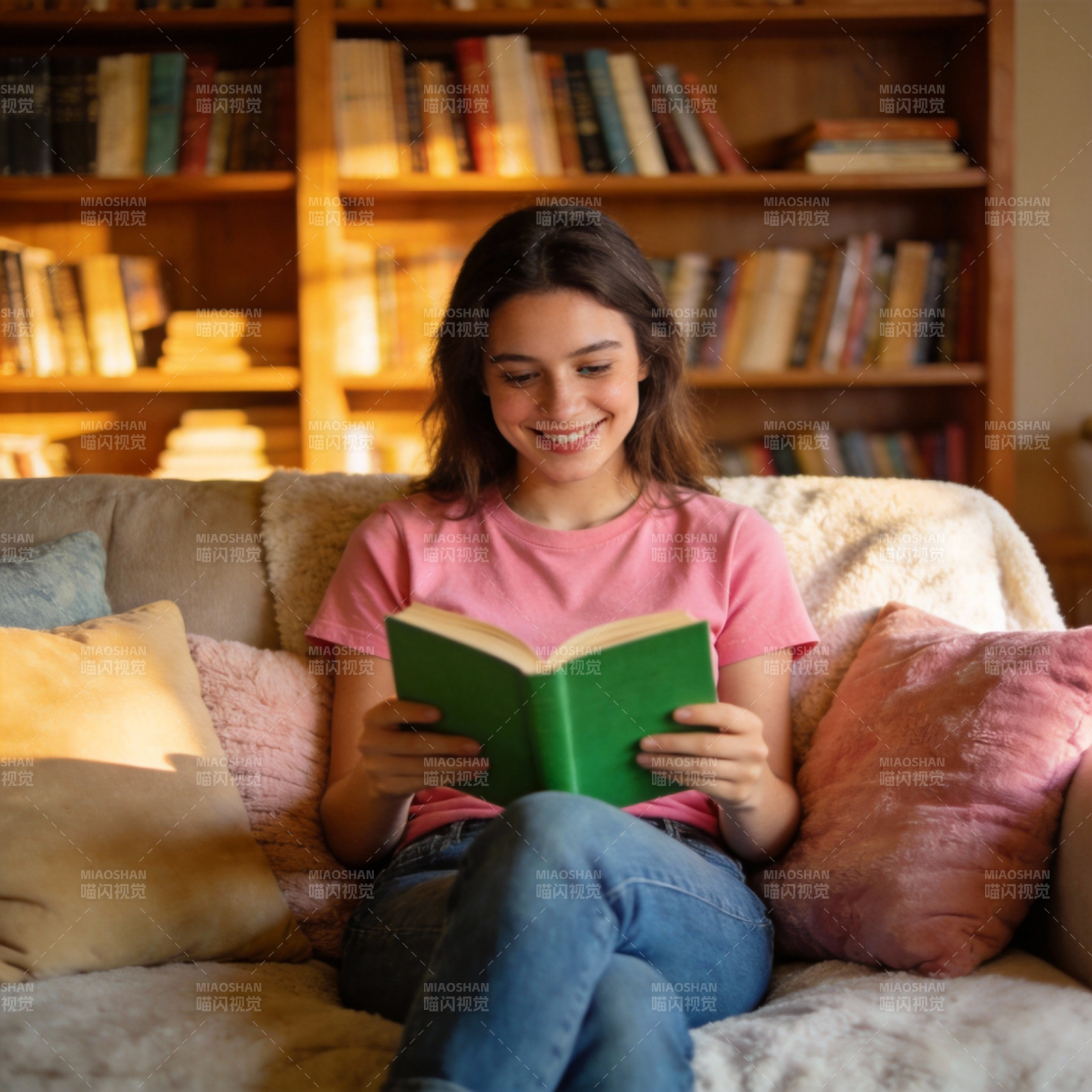 阳光下的阅读时光图片