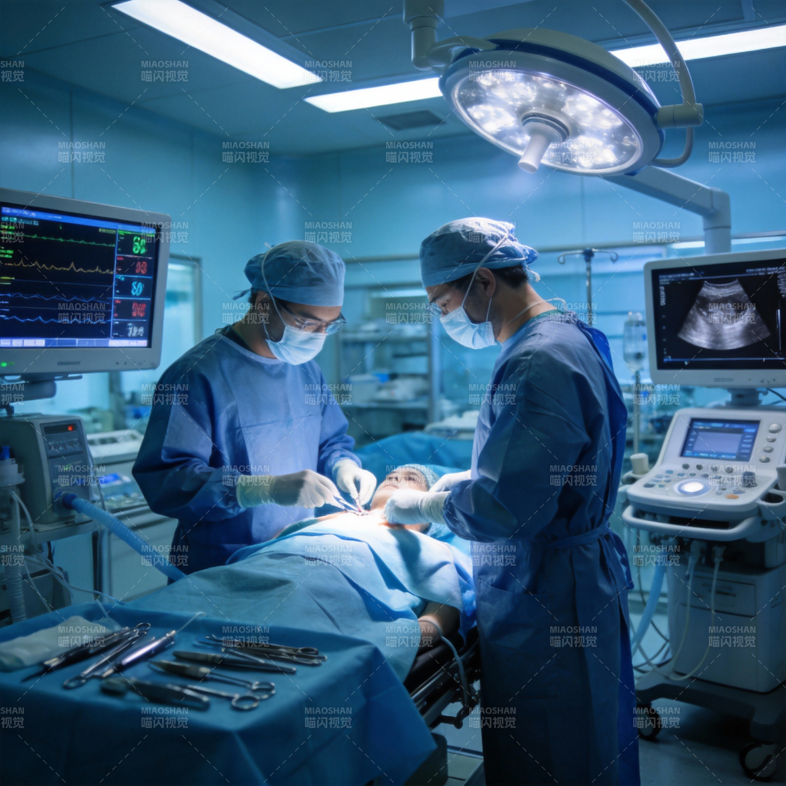 手术进行中图片