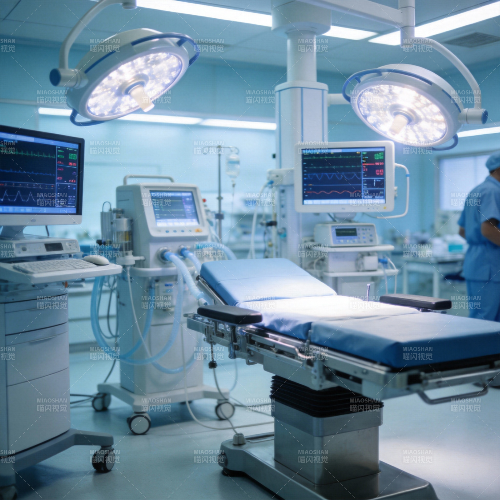 现代化手术室场景图片