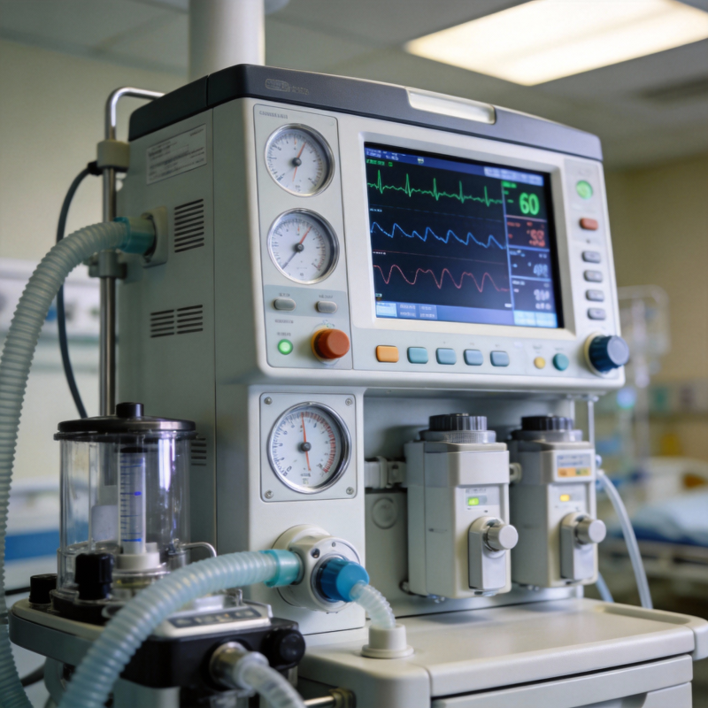 医疗监护设备特写图片