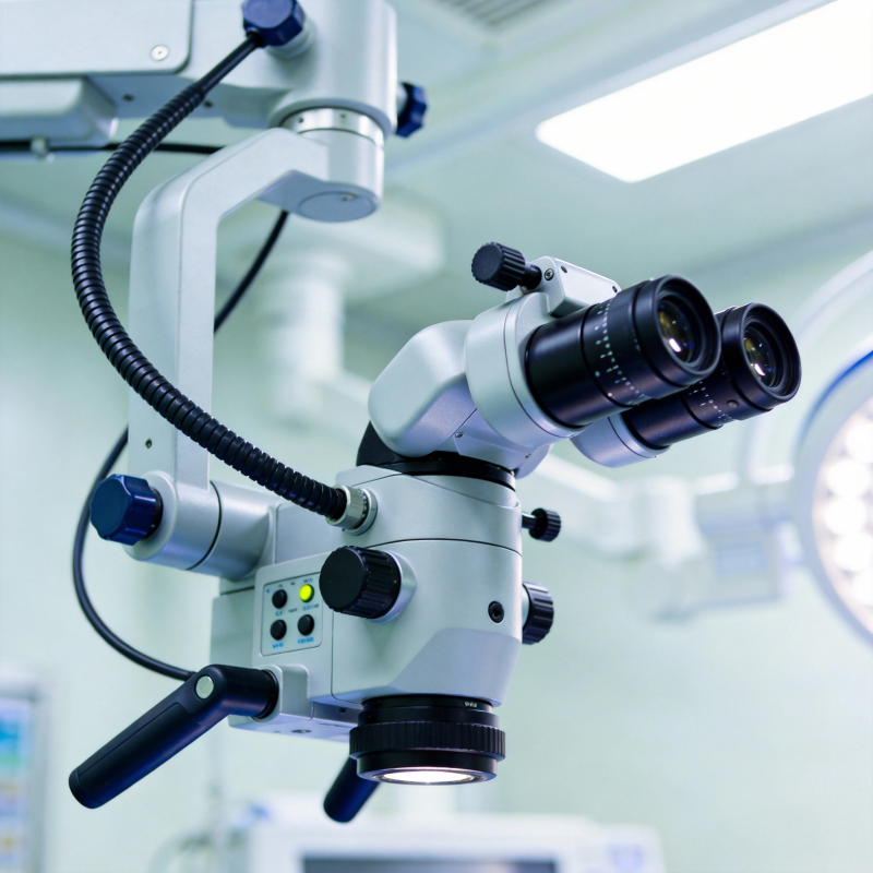 手术显微镜特写图片