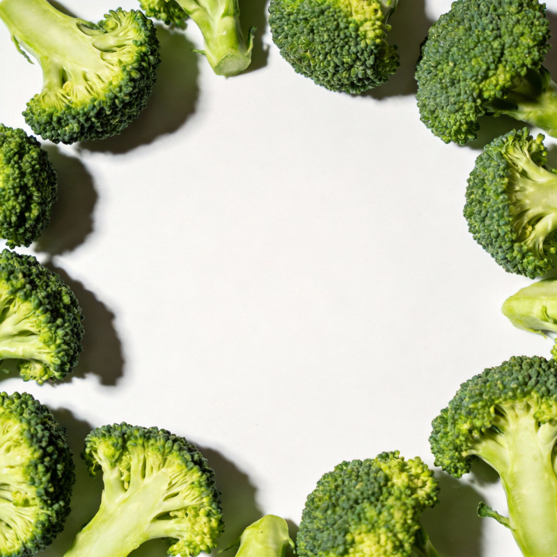 西兰花环绕图案图片