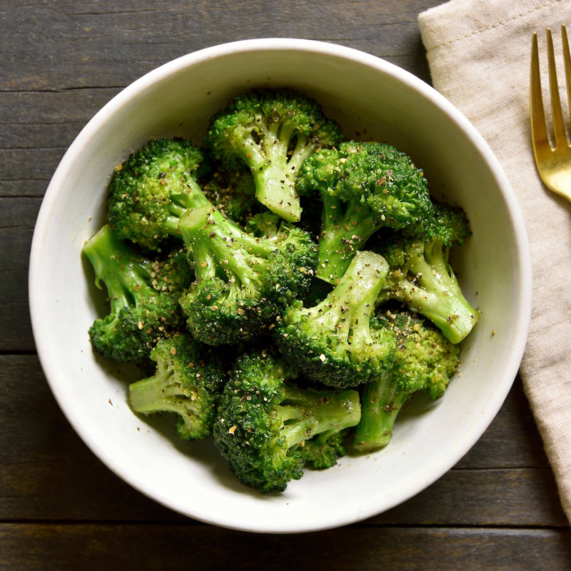 香煎西兰花图片