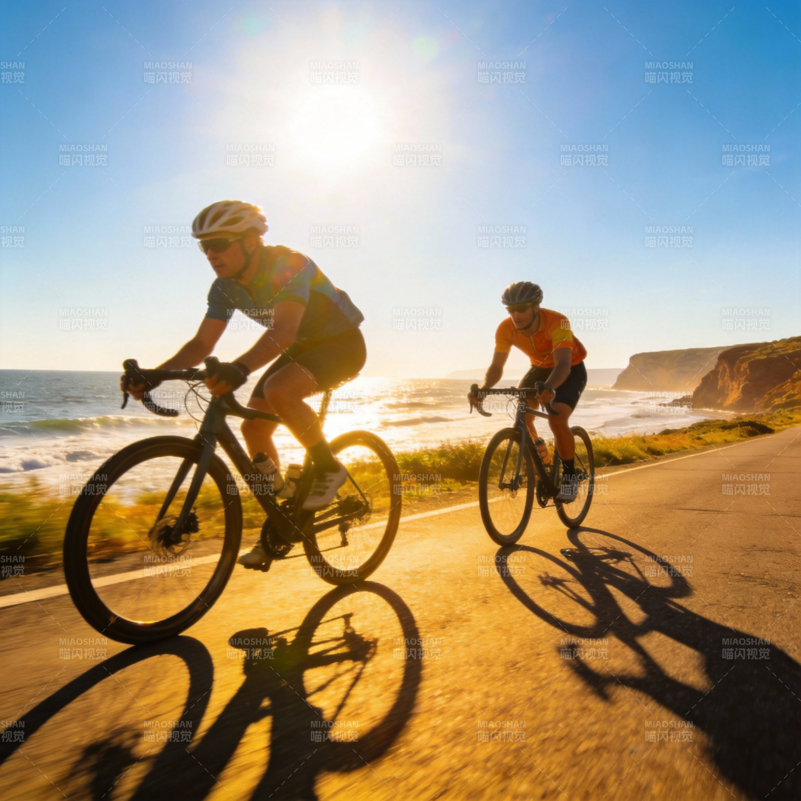 海岸骑行 阳光同行图片