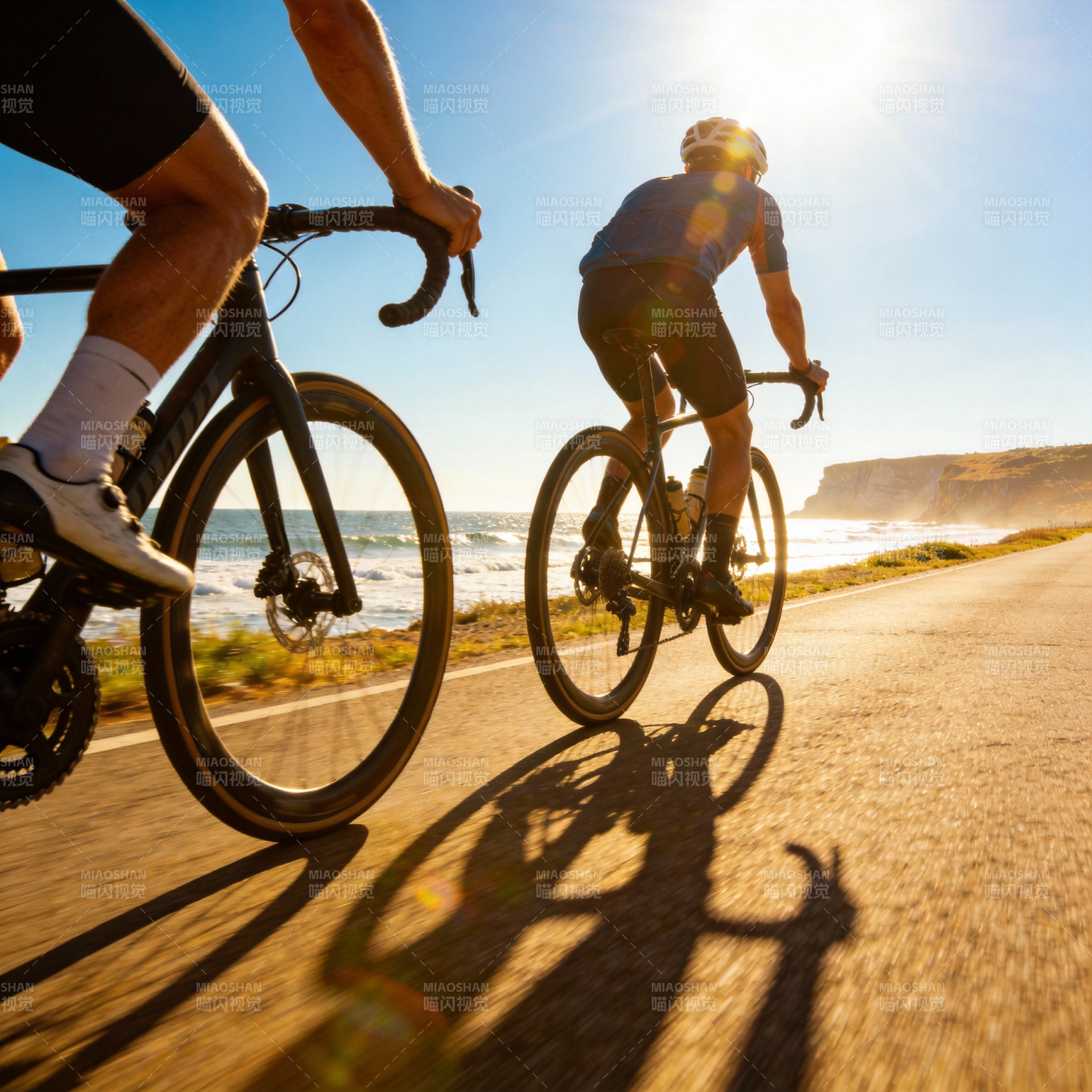 海边骑行 阳光同行图片