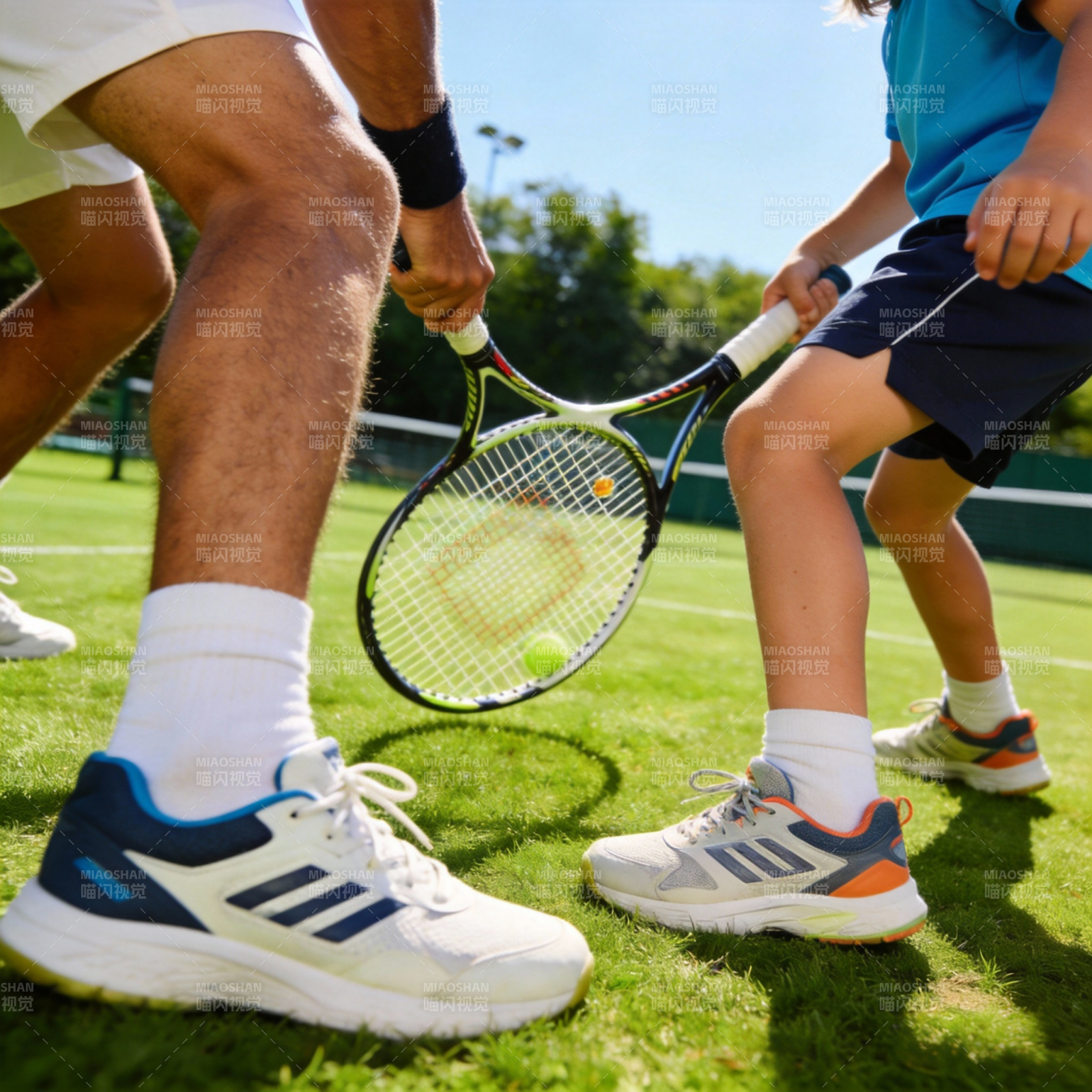 亲子网球时光图片