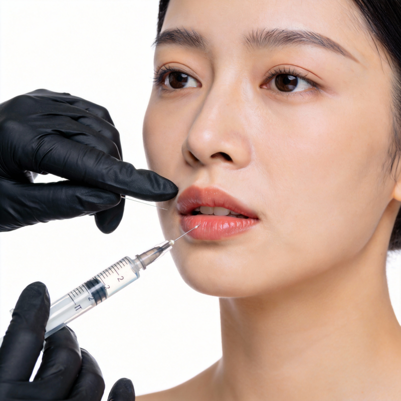 唇部微整形图片