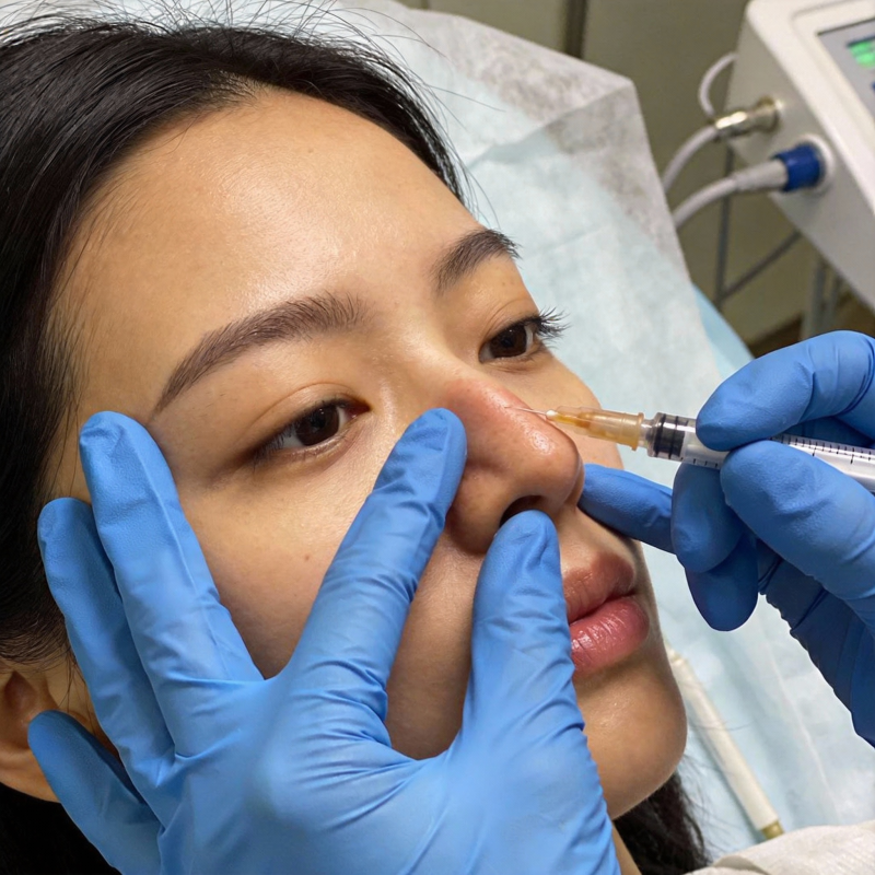 鼻部注射美容图片