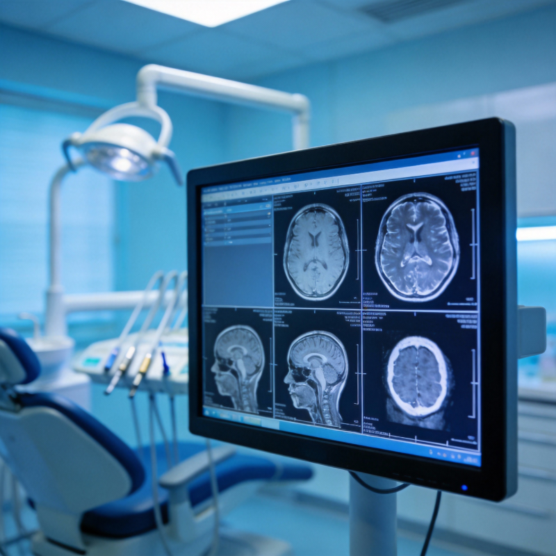 脑部MRI扫描影像图片