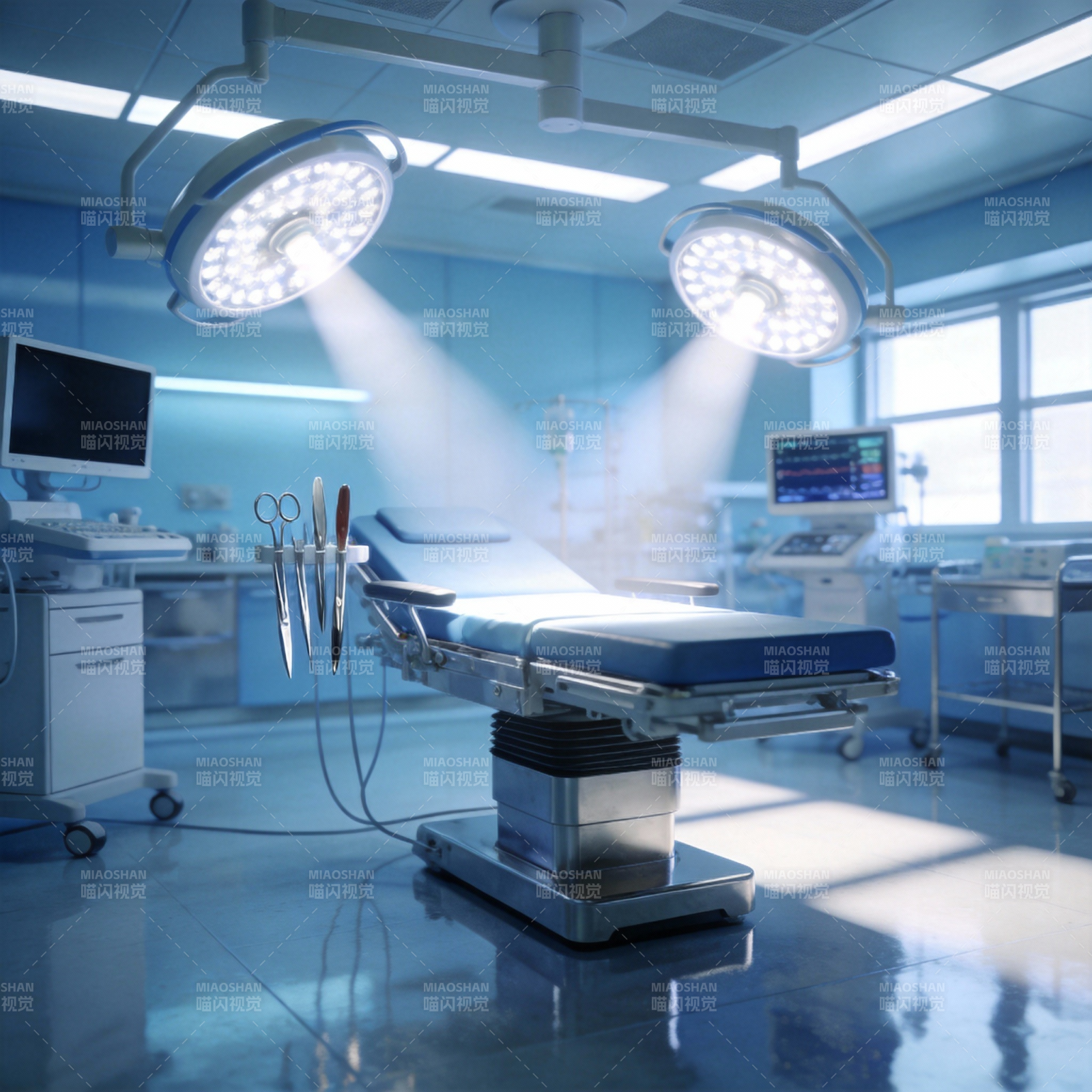 现代手术室全景图片
