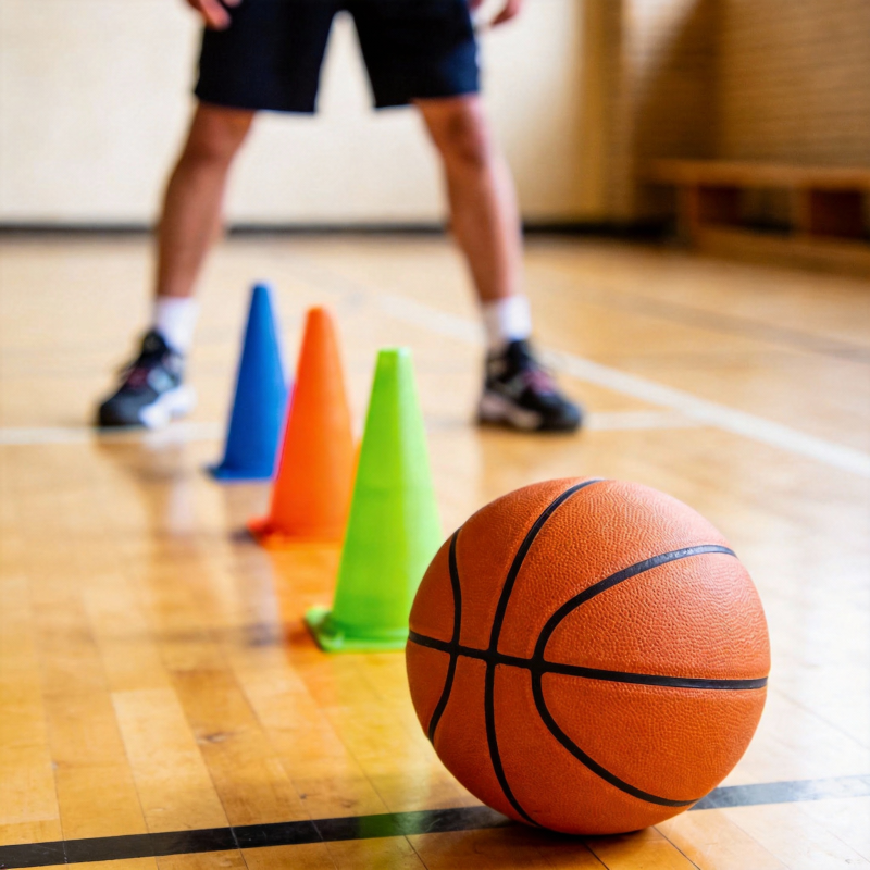 篮球训练现场图片