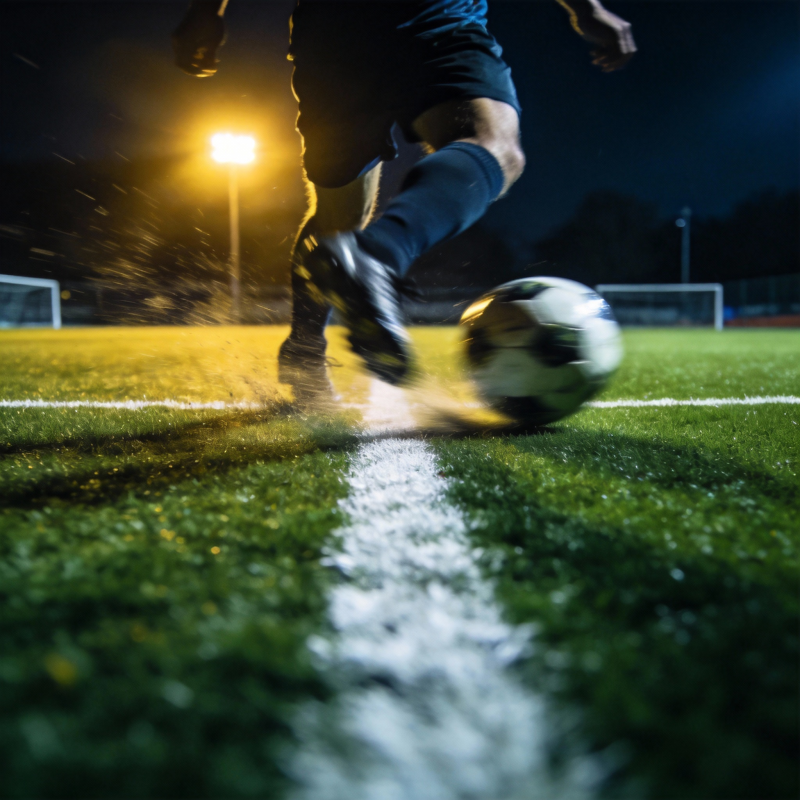 夜战足球瞬间图片