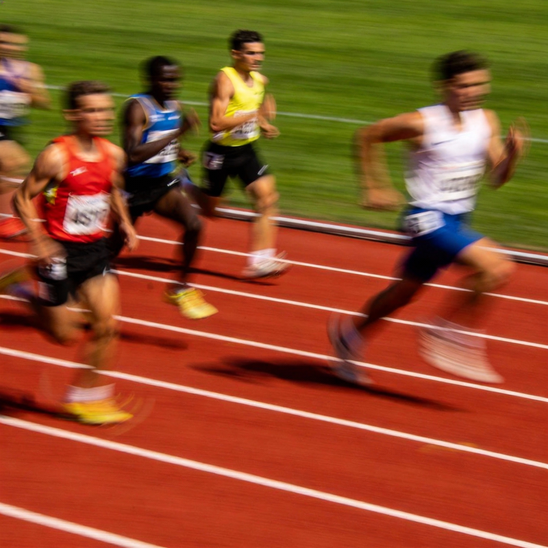 百米冲刺瞬间图片