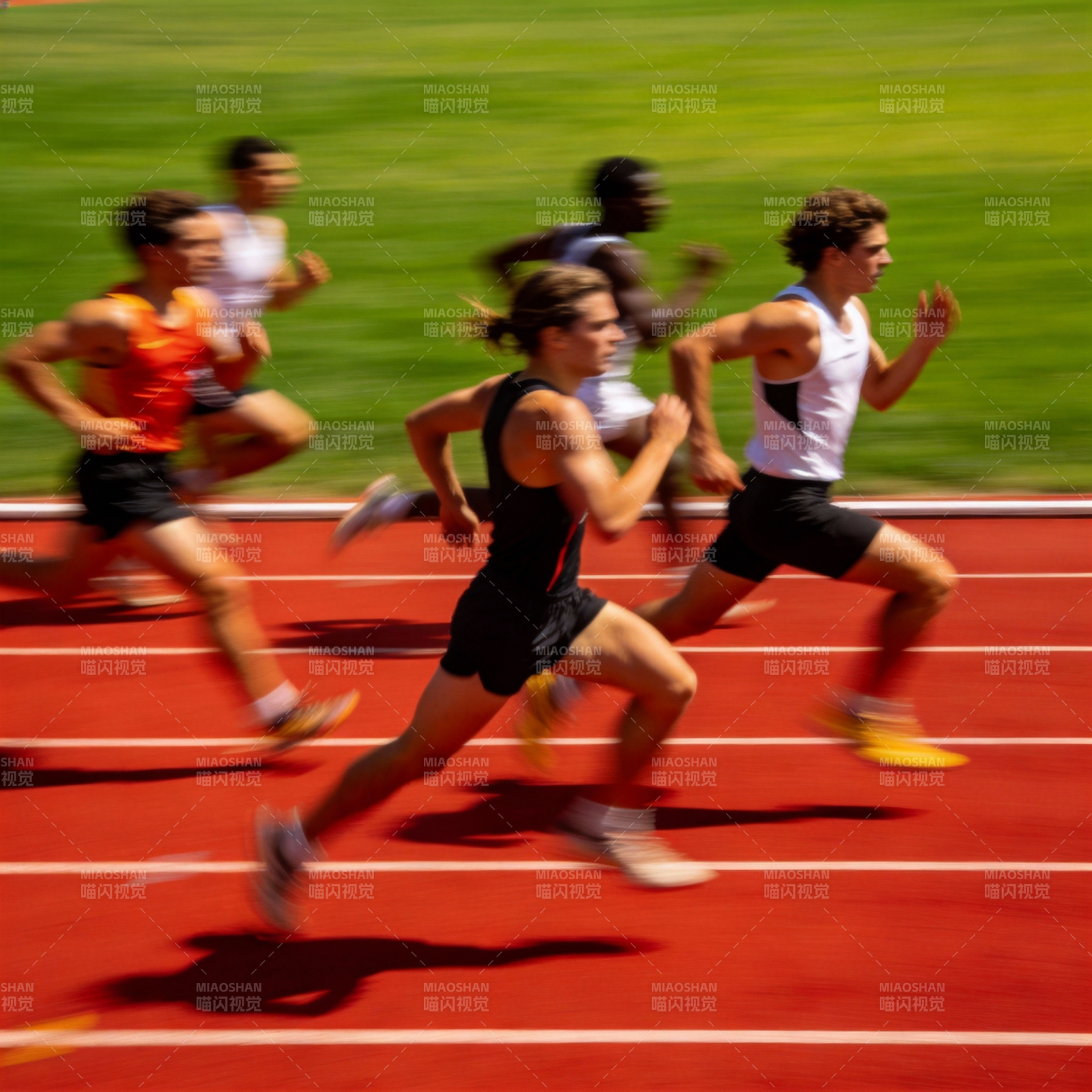 赛道上的速度对决图片