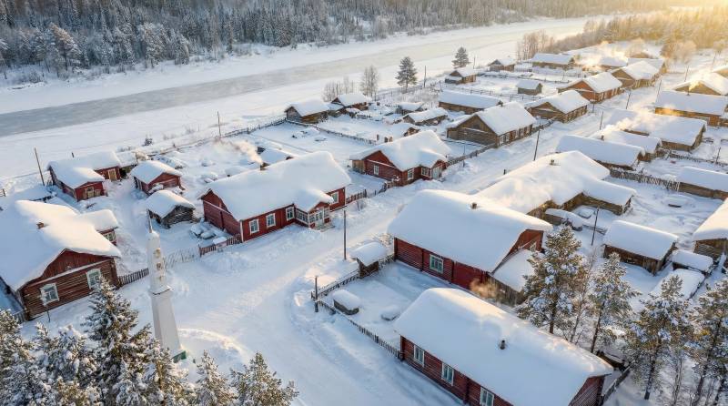 雪乡冬日美景图片