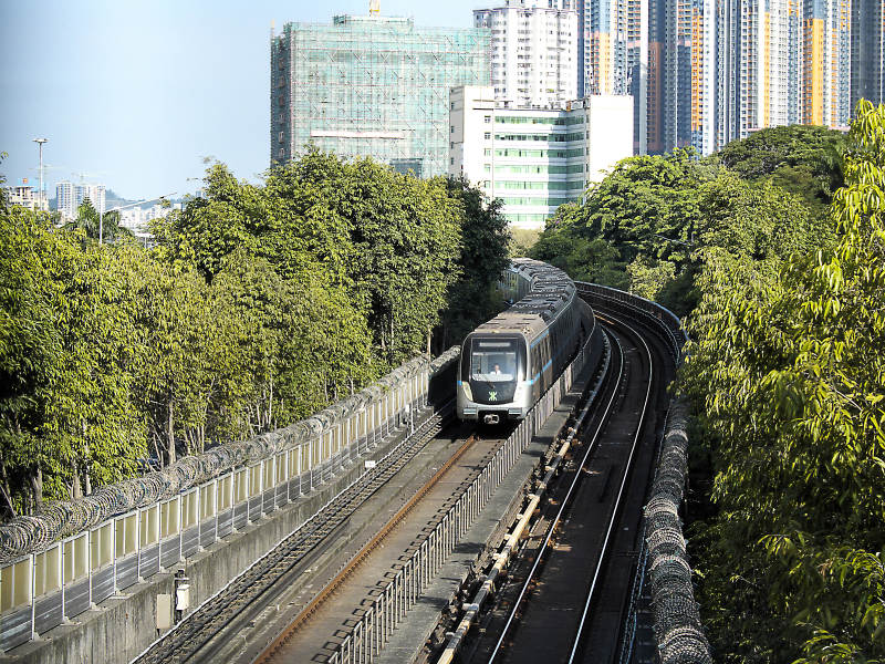 深圳城市景观与轨道交通图片