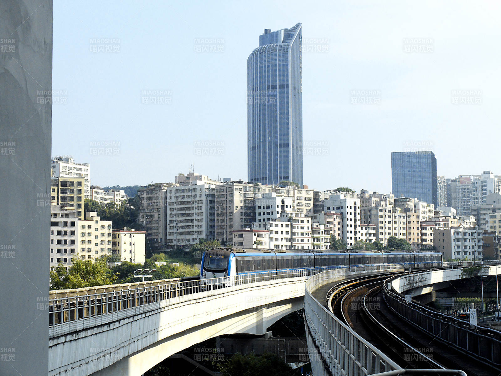 深圳城市景观与轨道交通图片