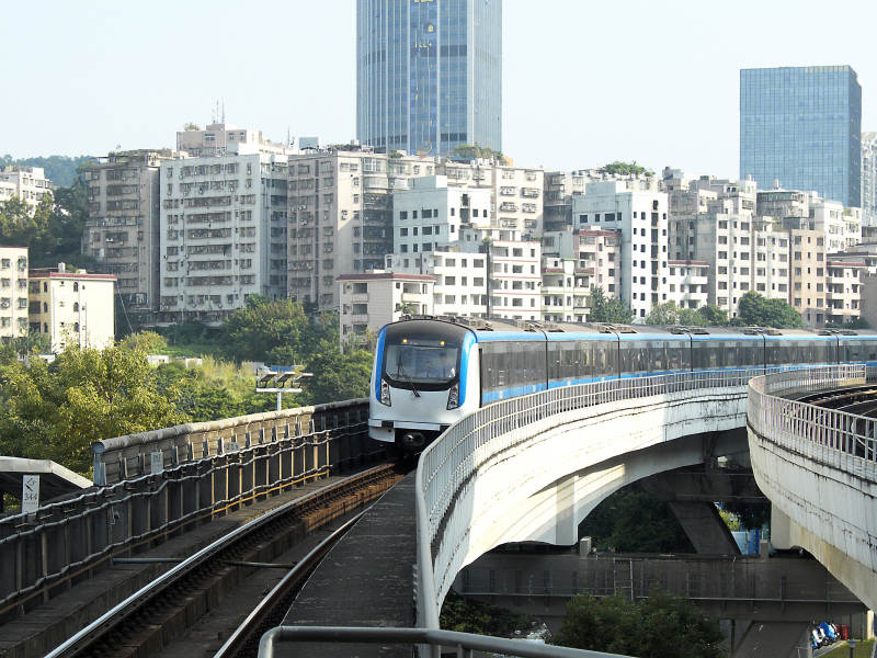 深圳城市景观与轨道交通图片