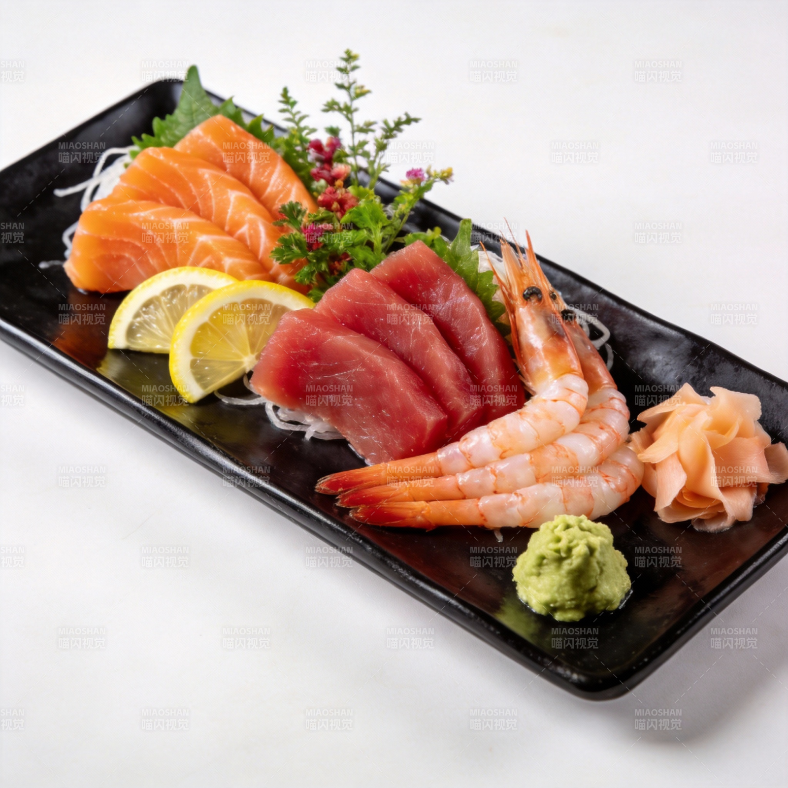 精致刺身拼盘图片