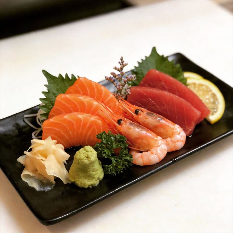 精致刺身拼盘图片