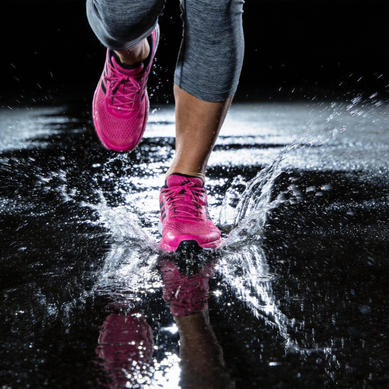 雨中奔跑的瞬间图片