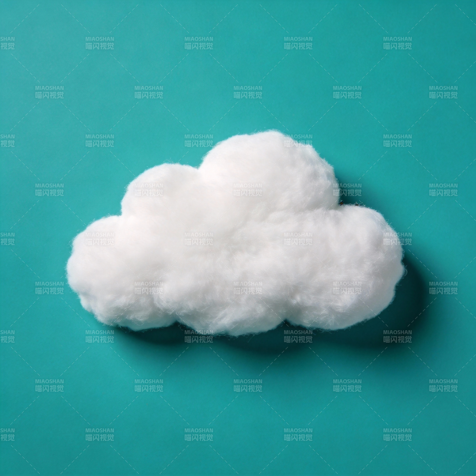 棉花云朵图片